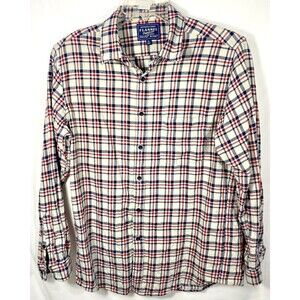 Authentic Shirt Flannel Original Wash for Comfort Long Sleeve Size XL 17 34 1/2